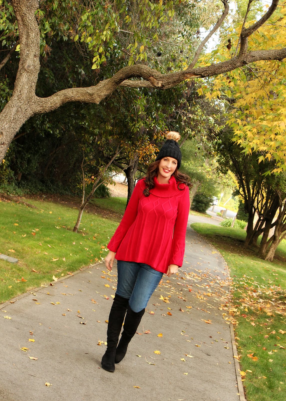 Winter Style: Red Holiday Sweater