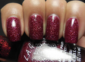 LA Girl 3D Holographic Sparkle Ruby