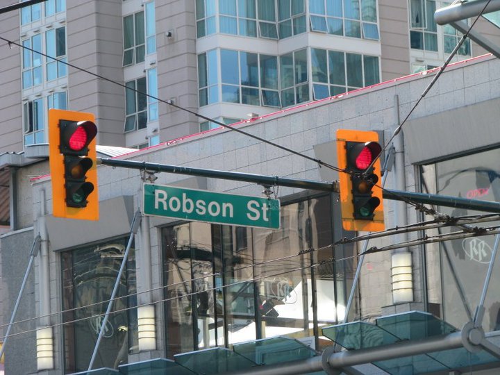 Open Road: Vancouver, British Columbia: Robson Street and Granville ...