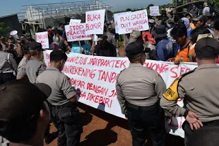 Kapolres Indramayu AKBP SUHERMANTO, S.I.K., M.Si Apresiasi Giat Unras di Proyek Gitet Lahan PLTU Kecamatan Patrol Dengan Lancar, Tertib Dan Aman