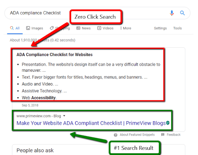Zero-click Search