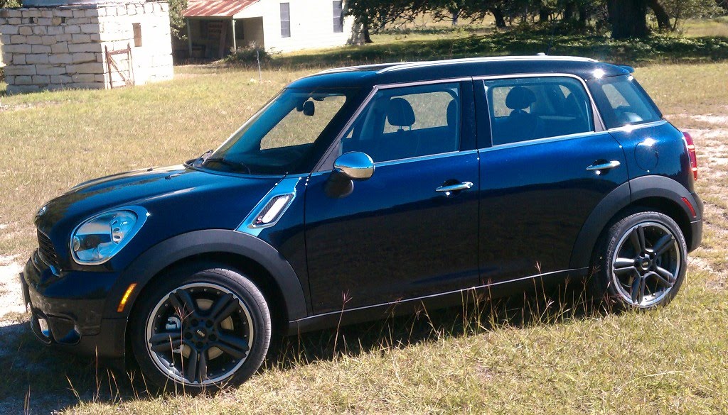 This is Mini's newest vehicle. The Cooper Countryman is a little wider, 