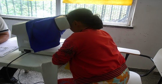 Mutirão de combate ao glaucoma é realizado em Maruim