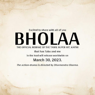 Bholaa First Look Poster 1