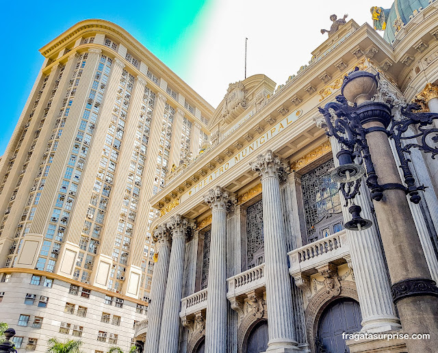 Fachada do Theatro Municipal do Rio de Janeiro