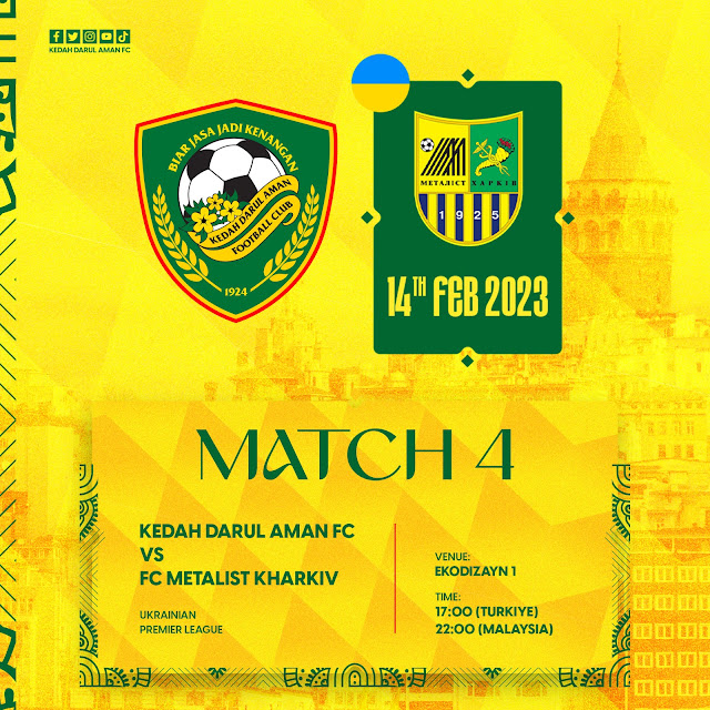 Live Kedah VS FC Metalist Kharkiv