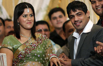 Savi Solank (Wife of wrestler Sushil Kumar )