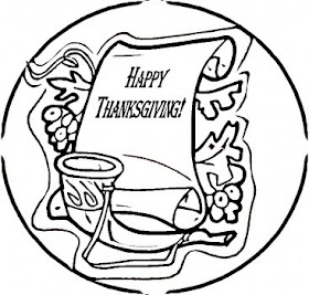 Happy Thanksgiving Coloring Printables