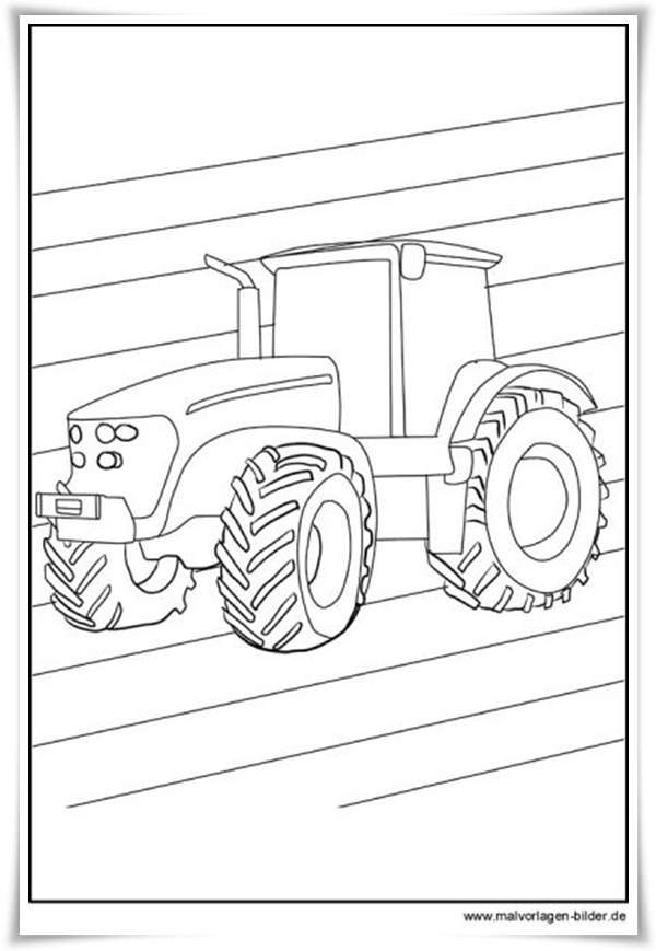Malvorlagen Traktor Kostenlos - Malvorlagen kleiner roter Traktor, Kostenlose - Pinterest