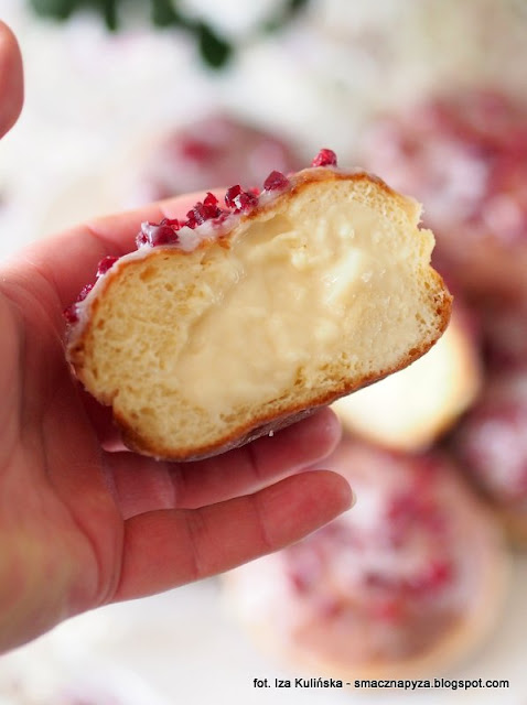 domowe paczki, najsmaczniejsze paczki, nadzienie budyniowe, paczki nadziewane budyniem, budyn waniliowy, najlepszy przepis na paczki, paczki jak z cukierni, domowa cukiernia, paczek, z zurawina, tłusty czwartek, ostatki, karnawal, ciastka