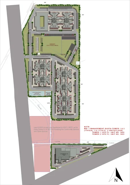 Pareena Hanu Residency 68 Site Plan