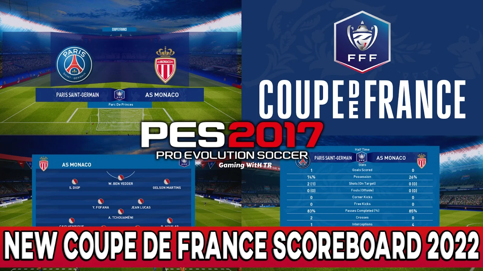 PES 2017 | New Coupe de France Scoreboard Season 2022