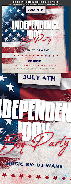  Independence Day Flyer Template