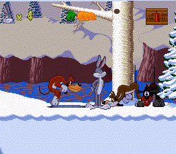 Bugs Bunny Rabbit Rampage SNES