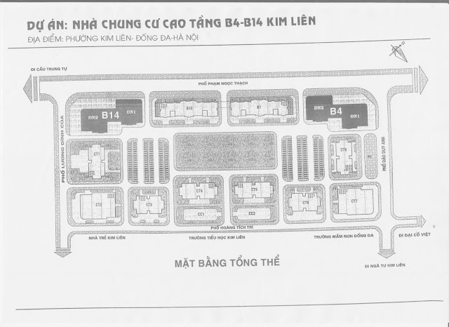 mặt bằng tổng thể b4 kim liên