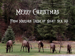 This blogger's Christmas list. Here are five Idaho elk wishing you a Merry Christmas on a rainy December day.