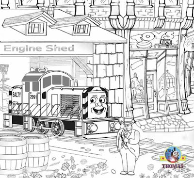 Crayola Coloring Sheets on Free Online Thomas Coloring Pages For Kids Arts And Crafts With Salty