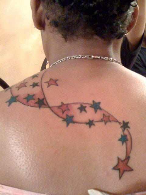 For example, a shooting star tattoo would be ideal to. Star Tattoo Ideas