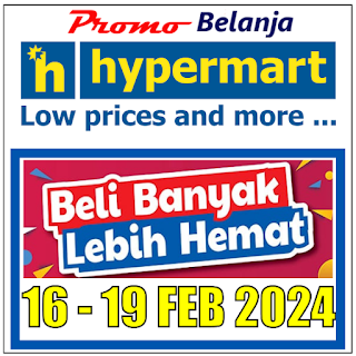Katalog Promo Hypermart Beli Banyak Lebih Hemat tanggal 16 hingga 19 Februari 2024