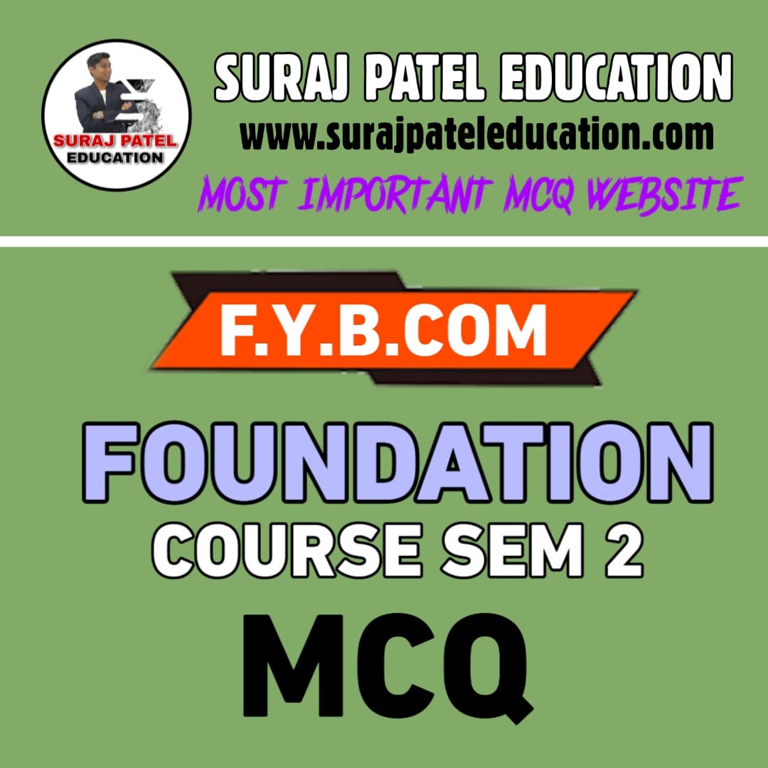 f y b com foundation course sem 2 mcq pdf with answer