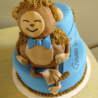 cup-adelphia: Monkey Cake for Baby Shower