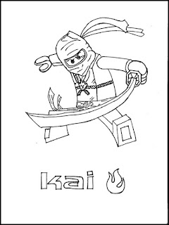 Desenhos do Lego Ninjago para Colorir