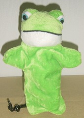 hand puppet frog 