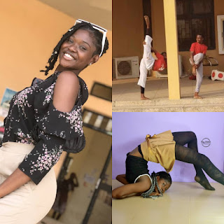 Meet Joyprime, 300 Level UNIOSUN student who can stretch herself into different shapes - A2satsBlog