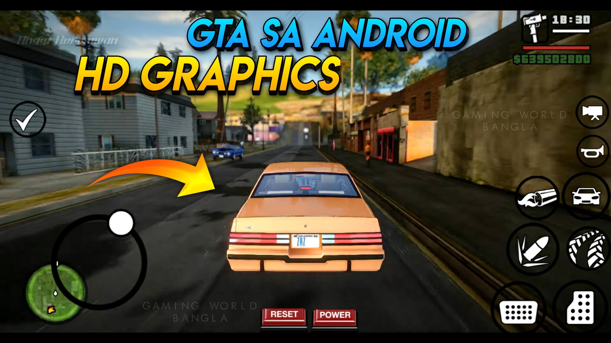 Hd Graphics Mod In Gta San Andreas Android Unlock Modpack For 1gb No Lag Support All Devices Gaming World Bangla Gta Sa Android Mods Modpack Gta Sa Lite