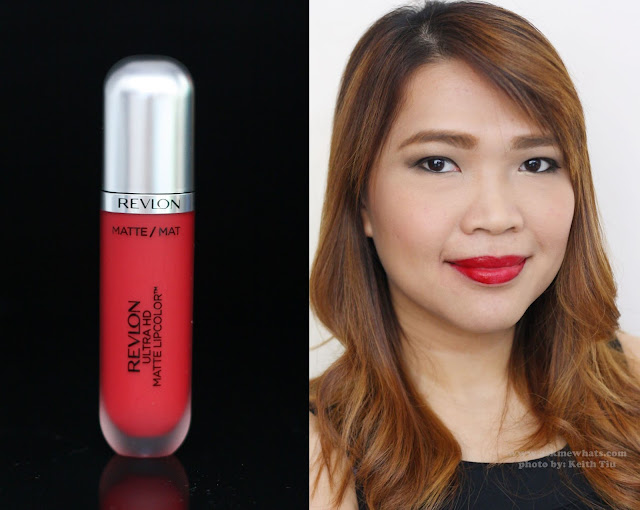 a photo of Revlon Ultra HD Matte LipColor in HD Flirtation, HD Temptation and HD Passion