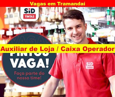 SidTintas abre vaga para Auxiliar de Loja/Caixa em Tramandaí