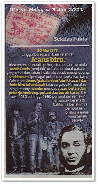 Sekilas fakta : Jeans biru