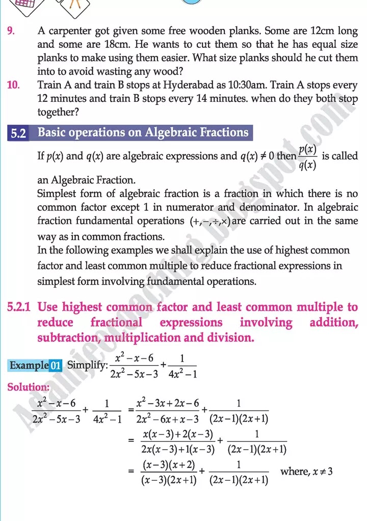 algebraic-manipulation-mathematics-class-9th-text-book