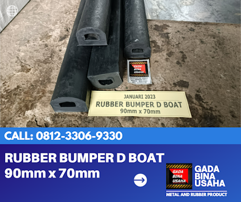 Jual Rubber Bumper D Boat 90mm x 70mm