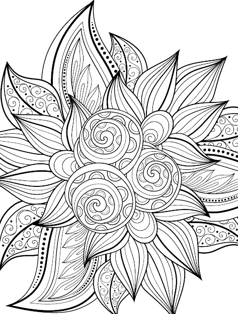 Free Printable Coloring Pages Designs With Color Sheets For Adults   Crafts To Print