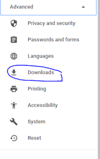 Click the Downloads button