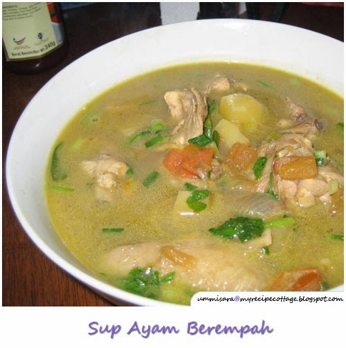 My recipe cottage: Sup Ayam Berempah