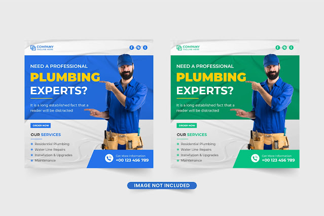 Plumber management service template free download