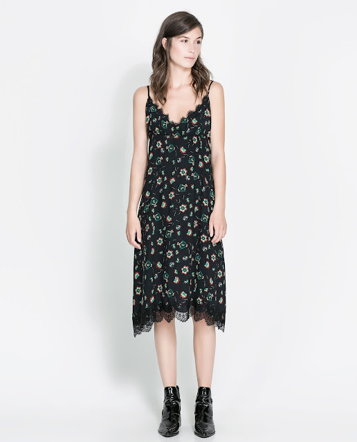 black print dress