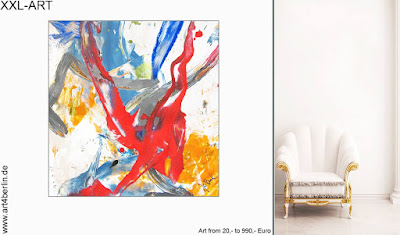 large-sized canvas paintings and abstract art 