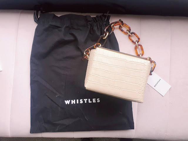 Whistles Bay Mini Crocodile Box Bag