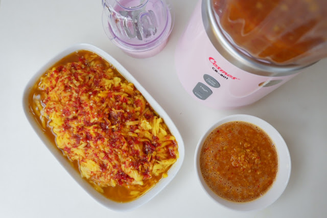 membuat sambal mangga serut dengan cosmos blenz cb 801