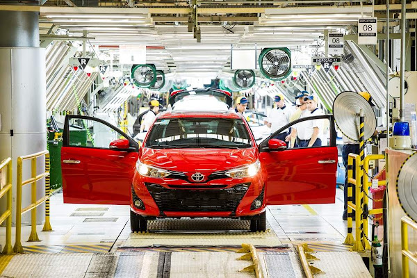 Toyota Yaris - fabricação