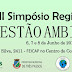 III Simpósio Regional de Gestão Ambiental está com as inscrições abertas