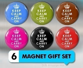Keep Calm and Carry On magnets