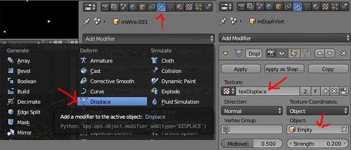 Blender3D Plexus Style Wireframe