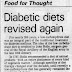 Ponto de inflexão nutricional: Dietas diabéticas revisadas novamente (1983)