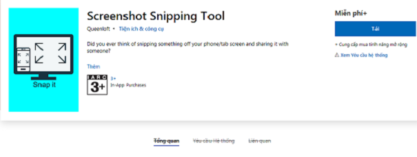 Tải Snipping Tool - Phần mềm chụp ảnh màn hình Win 7/10 miễn phí d