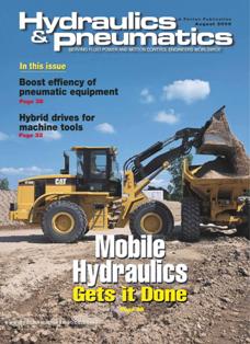 Hydraulics & Pneumatics - August 2006 | ISSN 0018-814X | PDF HQ | Mensile | Professionisti | Oleodinamica | Pneumatica
Hydraulics & Pneumatics è il mensile più diffuso, più completo e organico ad indirizzo applicativo, per i tecnici delle aziende che già utilizzano o intendono utilizzare l'energia fluida. Prima rivista italiana del settore, vanta uno staff redazionale autorevole che segue una politica intesa ad offrire un concreto e sostanziale contributo alla diffusione e allo sviluppo dell'automazione oleodinamica e pneumatica, e alla soluzione più moderna e adeguata dei problemi connessi.