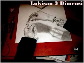 Lukisan Pensil 3 Dimensi